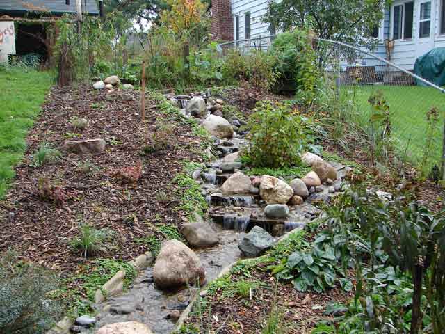 Stream on a hillside